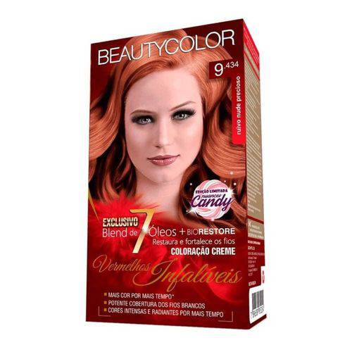 Beautycolor Tinta Vermelhos Infalíveis Kit 9.434 Ruivo Nude Precioso