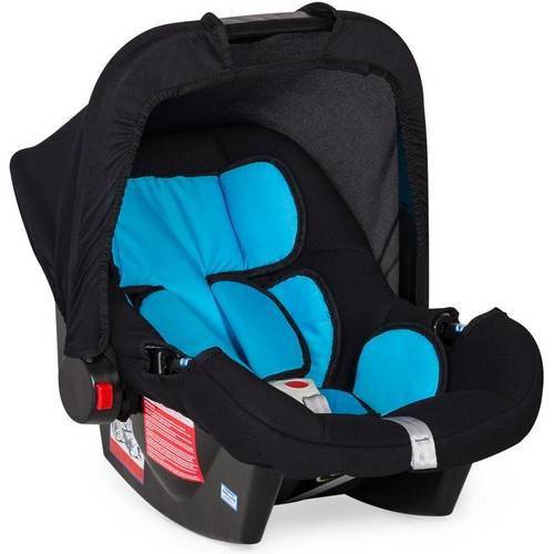 Bebê Conforto Protek 0 à 13 Kg Preto com Azul Protek
