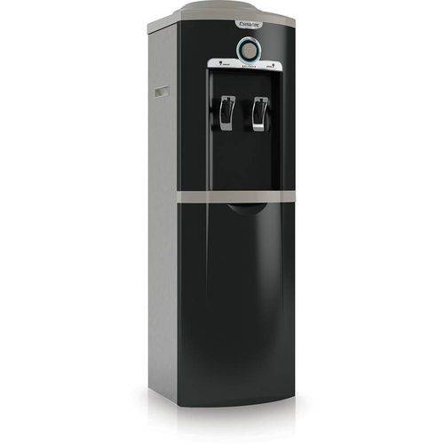 Bebedouro de Coluna Esmaltec EGC35B Refrigeração por Compressor Inox com Preto