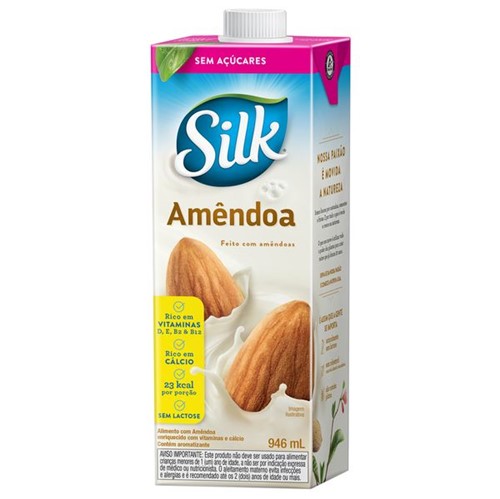 Bebida Amendoa Silk 1l Sem Acucar Original