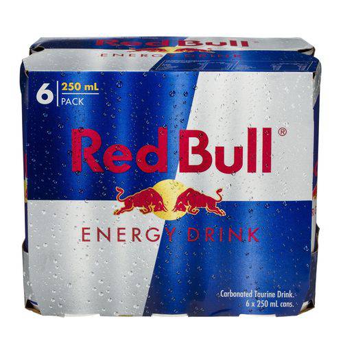 Bebida Energética Red Bull - Red Bull - Pack com 6 Unid. de 250 Ml