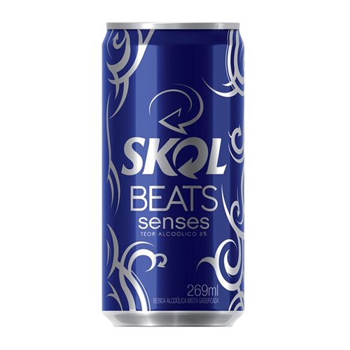 Bebida Ice Skol 269ml Lata Beats Senses