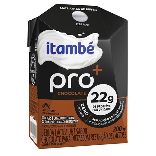Bebida Lactea Itambe Pro+ 200ml Chocolate