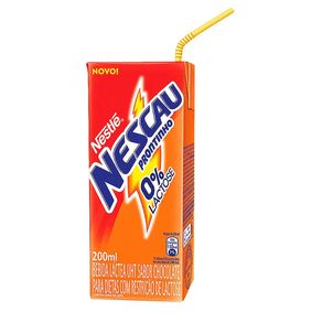 Bebida Láctea Nescau Zero Lactose Nestlé 200ml