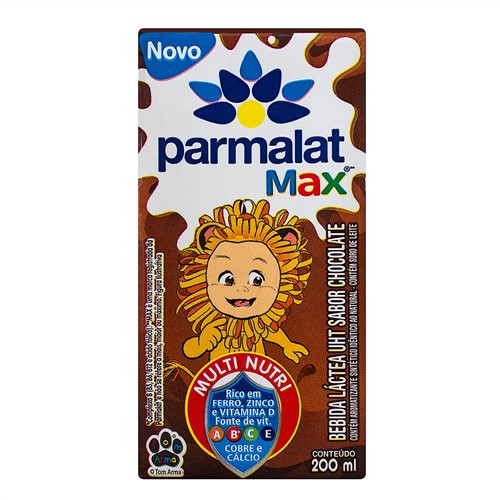 Bebida Láctea Parmalat Max Chocolate 200ml