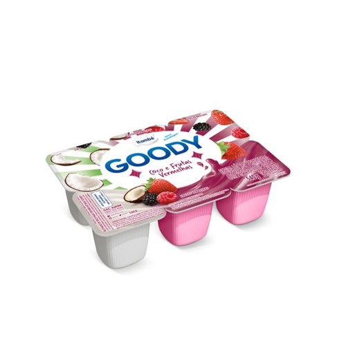 Bebida Láctea Pplpa Goody 540g Coco Frutas Vermelhas