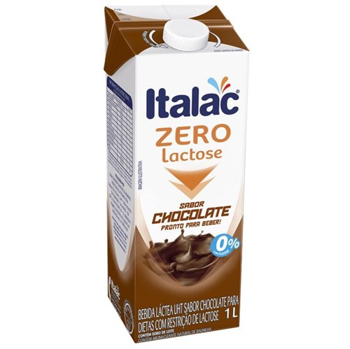 Bebida Lactea Uht Italac 1l Zero Lactose Chocolate