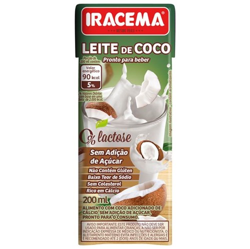 Bebida Leite Coco Iracema 200ml