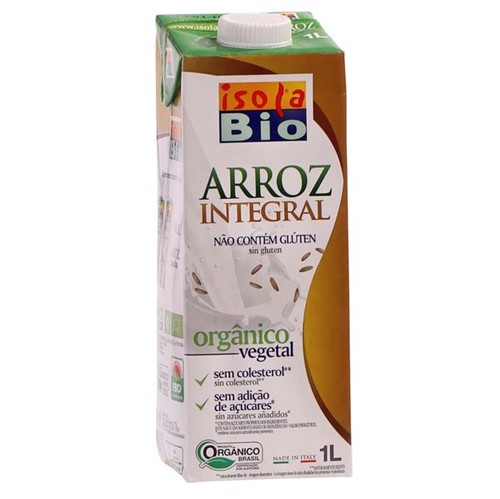 Bebida Leite Organico Isola Bio 1l Arroz Integral