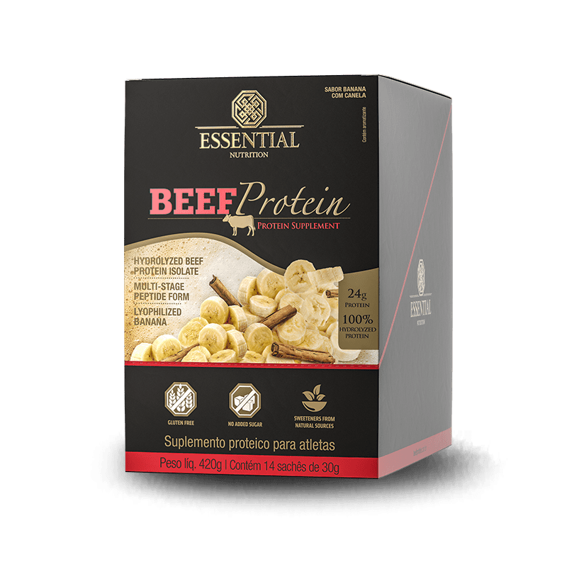 Beef Protein (14 Sachês-30g) Essential Nutrition