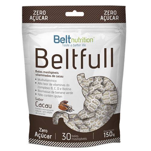 Belt Full Sabor Cacau Belt Nutrition C/ 30 Balas Vitaminadas Mastigáveis