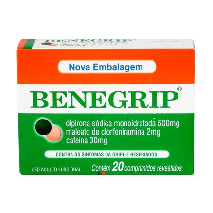 Benegrip 20 Comprimidos Revestidos