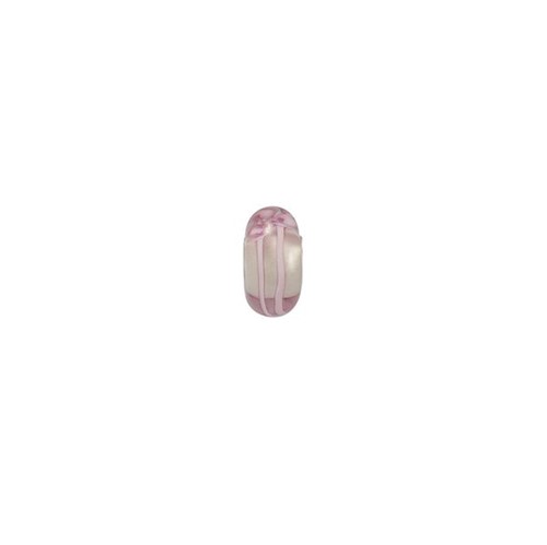 Berloque Prata e Cristal Rosa - Joy Decorativo