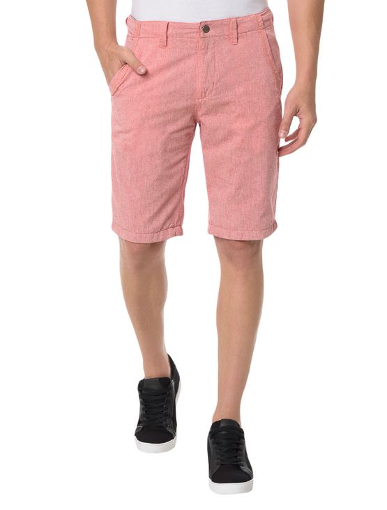 Bermuda Color Calvin Klein Jeans Five Pockets Vermelho - 38
