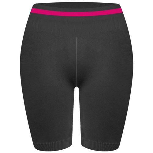 Bermuda Feminina Dry Fit Lupo Fitness 71325 Chumbo/Pink