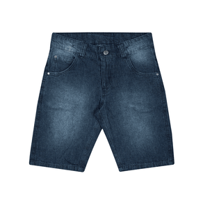 Bermuda Jeans Escuro - Infantil Menino -Jeans Bermuda Jeans - Infantil Menino - Jeans - Ref:33860-70-10
