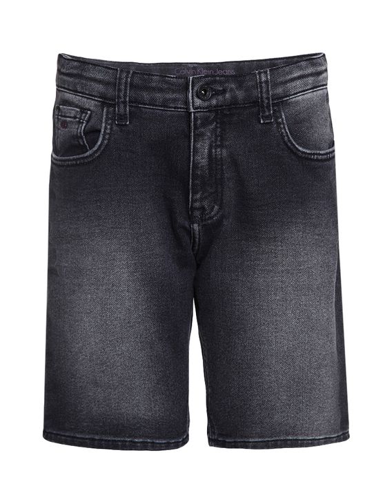 Bermuda Jeans Infantil Calvin Klein Jeans Five Pockets Preto - 2