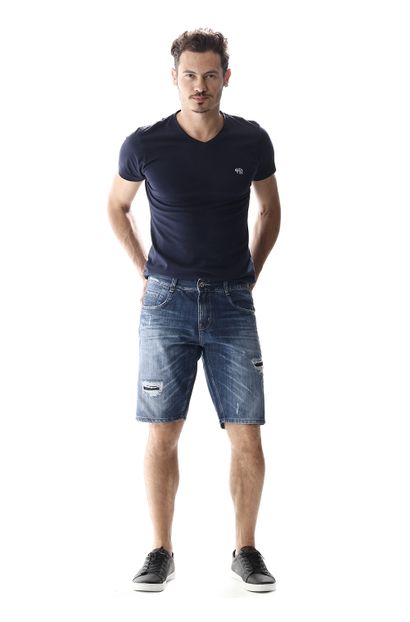 Bermuda Jeans Masculina - 256851 40