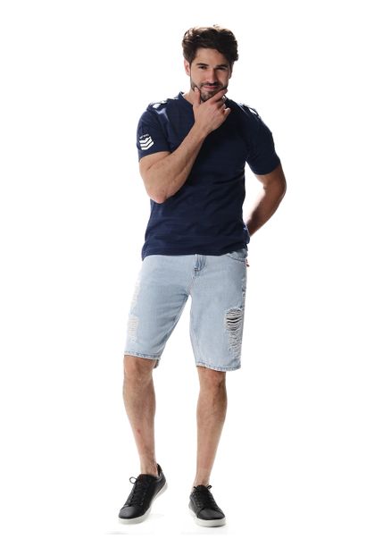 Bermuda Jeans Masculina - 257101 38