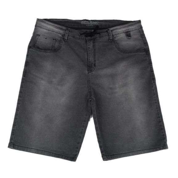 Bermuda Jeans Wg Tamanho Especial - Cinza - 50