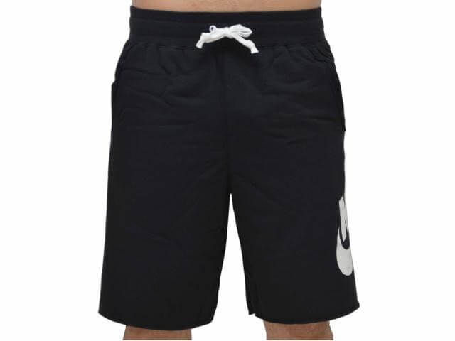 Bermuda Nike Casual Sportswear Preto Branco