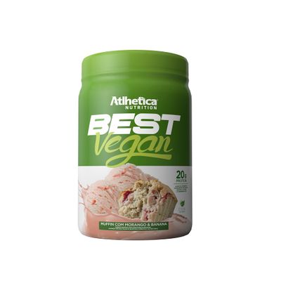 Best Vegan Protein 500g Atlhetica Nutrition Best Vegan Protein 500g Muffin de Morango e Banana Atlhetica Nutrition