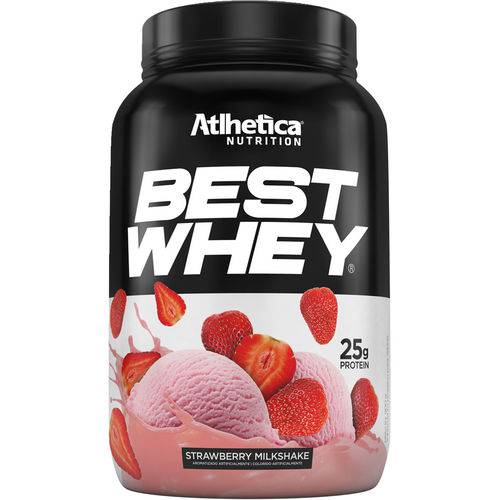 Best Whey 900 G Strawberry Milkshake - Athletica