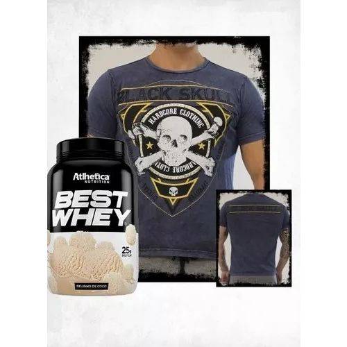 Best Whey 900g + Camiseta Tshirt Cross Bones !!