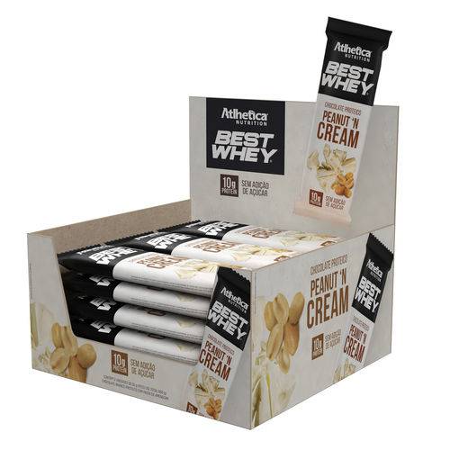 Best Whey Chocolate Proteico (caixa C/ 12 Tabletes) - Atlhetica