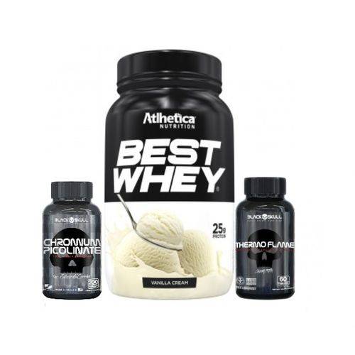Best Whey + Chromium - 200 Tab + Thermo Flame 60 Caps!