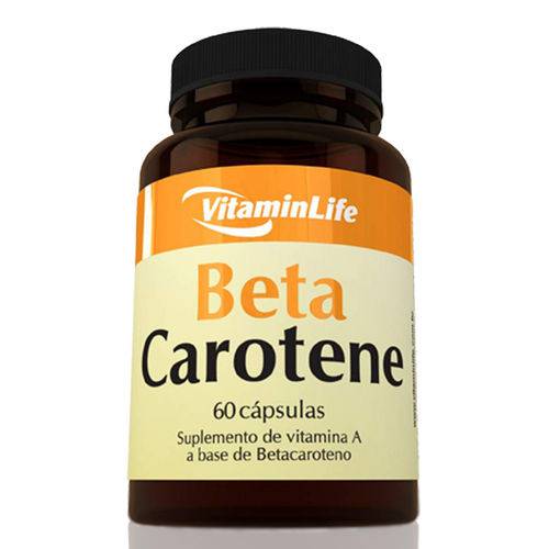 Beta Carotene - 60 Cápsulas - Vitaminlife