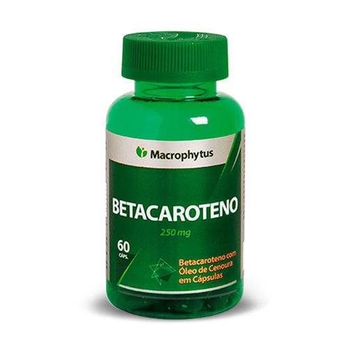 Betacaroteno 250mg - 60 Caps - Macrophytus