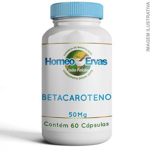 Betacaroteno 50mg - 60 Cápsulas