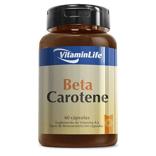 Betacaroteno Beta Carotene Vitamin Life C/ 60 Cápsulas