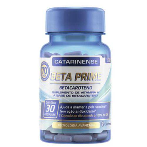 Betacaroteno Beta Prime – 30 Cápsulas – 500mg – Catarinense