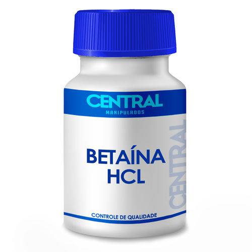Betaína Hcl 300mg / 120 Cápsulas