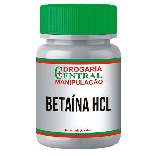 Betaína Hcl 300mg - 90 Cápsulas