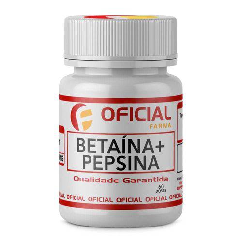 Betaína + Pepsina 60 Doses