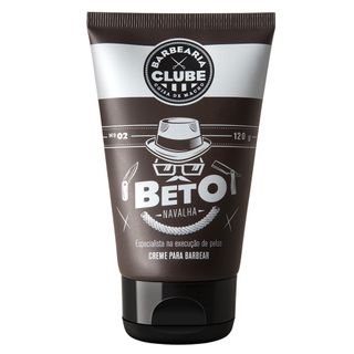 Beto Navalha Barbearia Clube - Creme para Barbear 120g