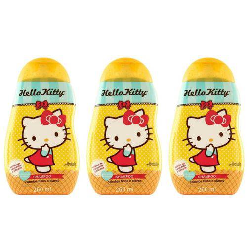 Betulla Hello Kitty Finos/claros Shampoo 260ml (kit C/03)