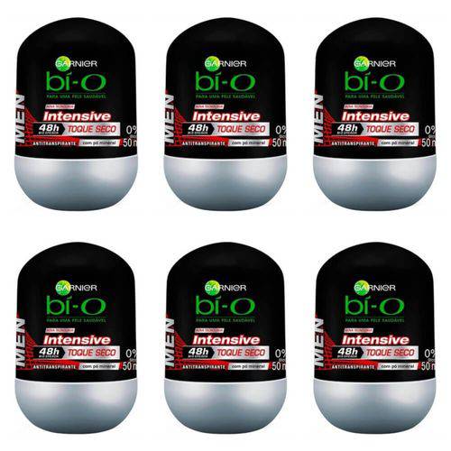 Bì-o Intensive Desodorante Rollon Masculino 50ml (kit C/06)