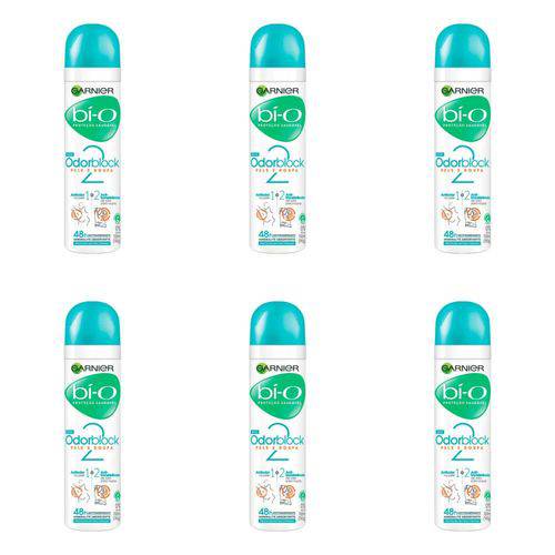 Bí-o Odorblock Desodorante Aerosol Feminino 150ml (kit C/06)