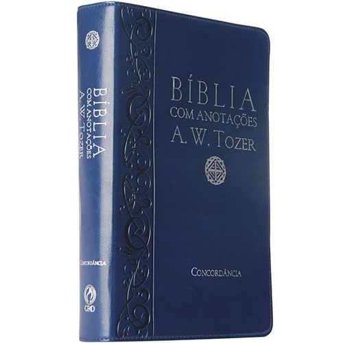 Bíblia A.W.Tozer Média Lx C/ Anotações Azul