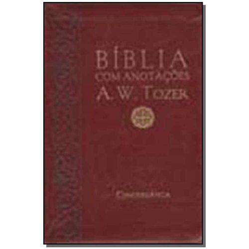 Biblia A.W.Tozer-Media Lx.- C/ Anotacoes - (Vinho)