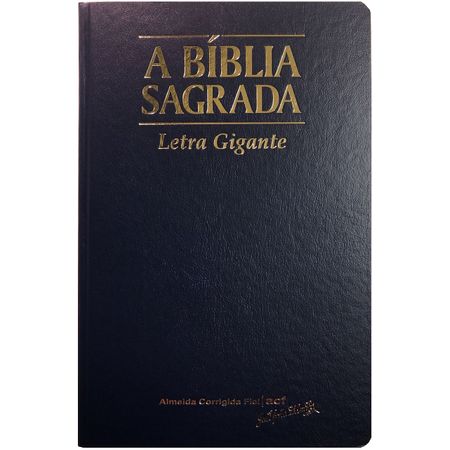 Bíblia ACF Letra Gigante Azul
