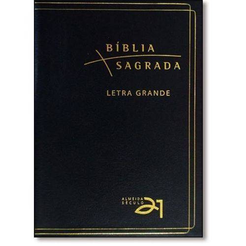 Biblia Almeida Século 21 - Letra Normal - Preta