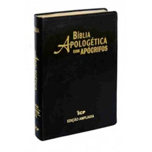 Bíblia Apologética com Apócrifos - Edição Ampliada Rc 1997 - Luxo Preta