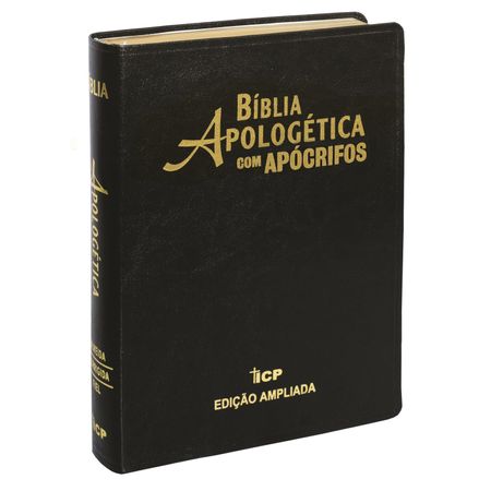 Bíblia Apologética com Apócrifos Preta