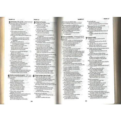 Bíblia Bilíngue - Inglês / Espanhol - Preta (Dhh/Gnt)