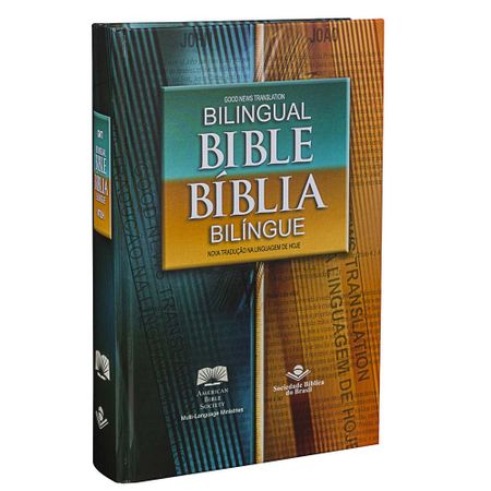 Bíblia Bilíngue NTLH Português e Inglês Capa Dura